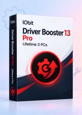 Official IObit Driver Booster 13 Pro Lifetime 3 PCs CD Key Global